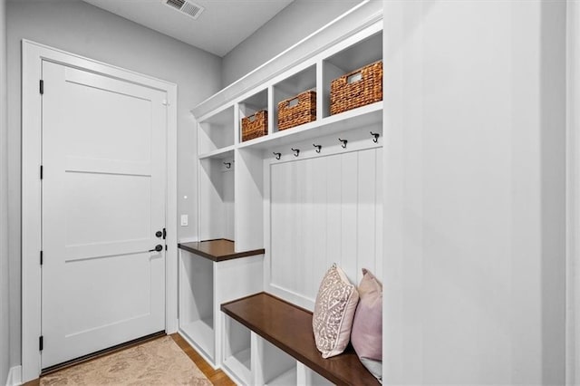 2189 W 89th Pl, Leawood, KS 66206 - mudroom with light wood-type flooring and visible vents