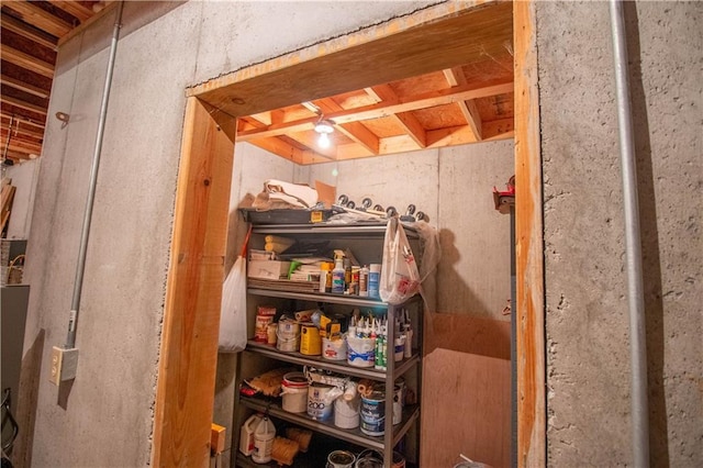 view of pantry