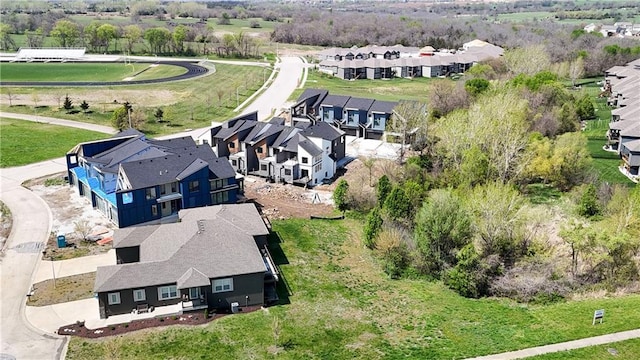 bird's eye view featuring a residential view