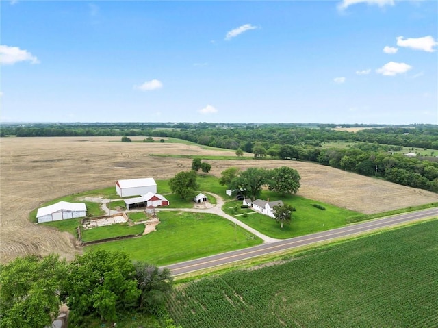 4933 SE Stubbs Rd, Tecumseh, KS 66542 - overview of rural landscape