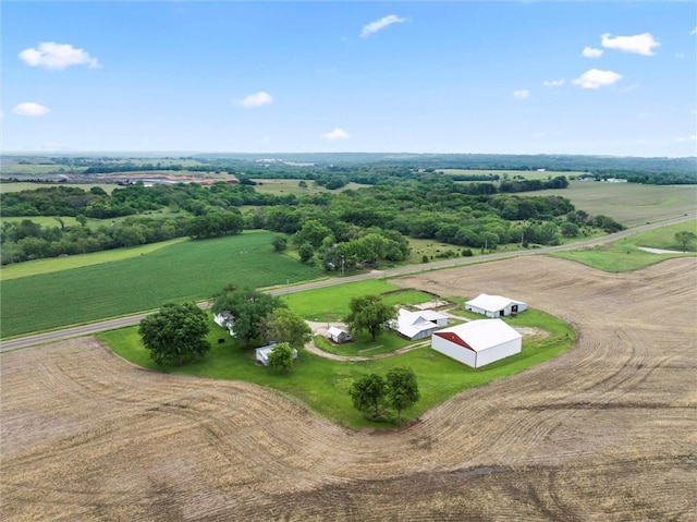 4933 SE Stubbs Rd, Tecumseh, KS 66542 - aerial view of sparsely populated area
