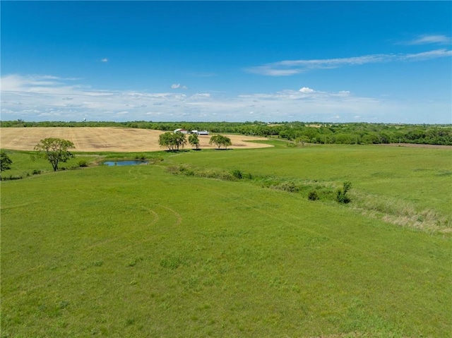 4933 SE Stubbs Rd, Tecumseh, KS 66542 - view of yard featuring a view of countryside and a water view