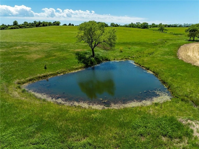 4933 SE Stubbs Rd, Tecumseh, KS 66542 - water view with rural landscape