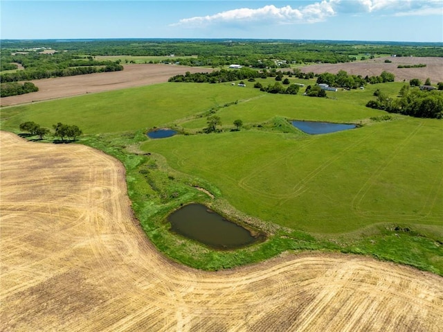 4933 SE Stubbs Rd, Tecumseh, KS 66542 - overview of rural landscape with a large body of water