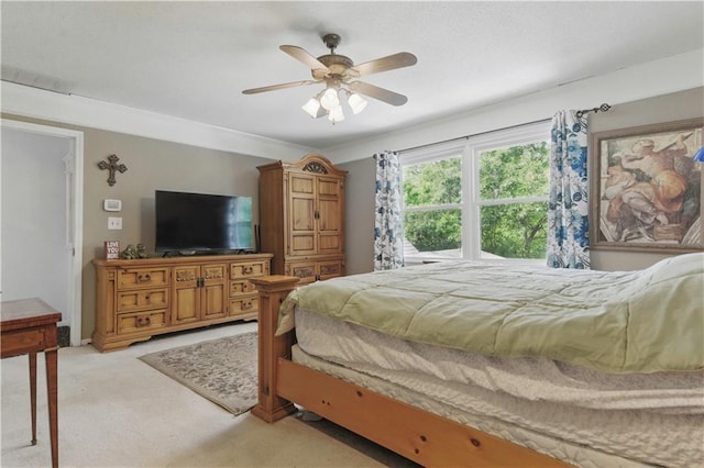 16524 Horton St, Stilwell, KS 66085 - bedroom featuring light colored carpet and a ceiling fan