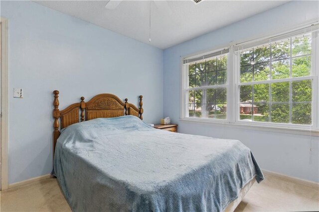 16524 Horton St, Stilwell, KS 66085 - bedroom featuring carpet flooring, baseboards, and ceiling fan