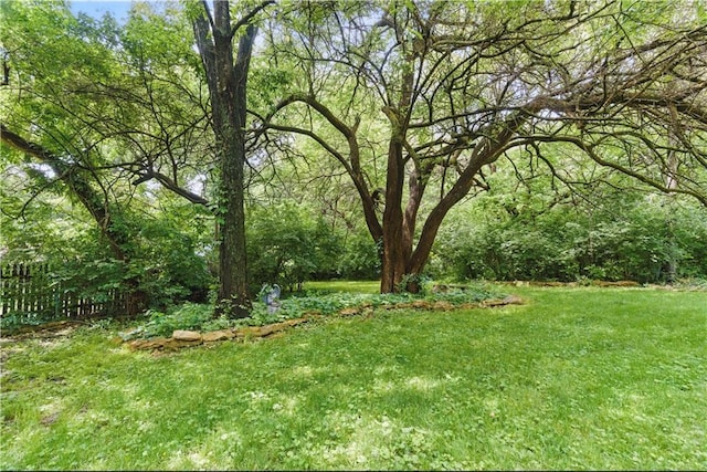 16524 Horton St, Stilwell, KS 66085 - view of yard with a forest view