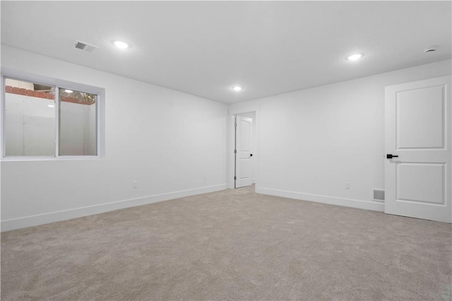 1808 SW 3rd St, Lees Summit, MO 64081 - carpeted empty room with recessed lighting and a smoke detector