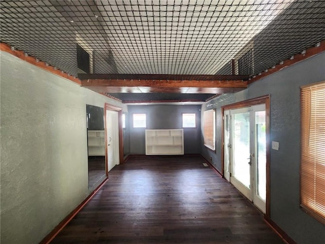 4015 Benton Blvd, Kansas City, MO 64130 - interior space featuring wood finished floors and a textured wall