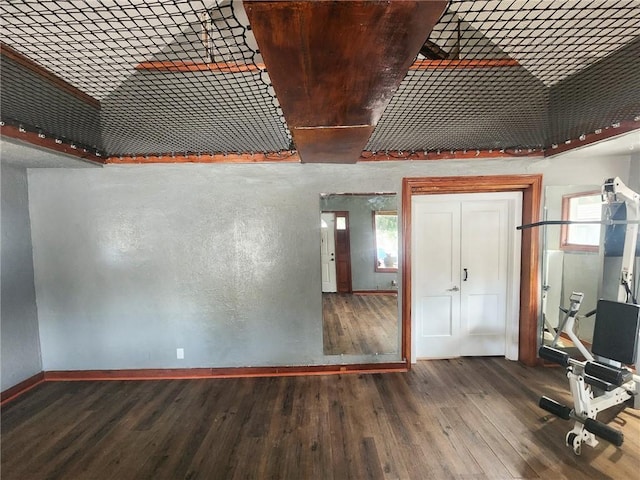 4015 Benton Blvd, Kansas City, MO 64130 - miscellaneous room featuring hardwood / wood-style flooring and healthy amount of natural light