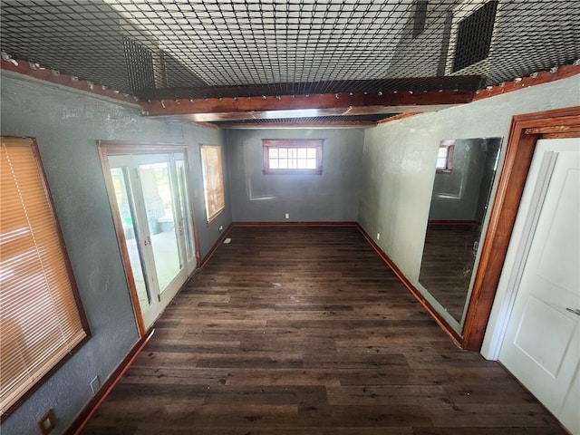 4015 Benton Blvd, Kansas City, MO 64130 - empty room with wood finished floors and a textured wall