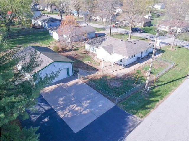 drone / aerial view