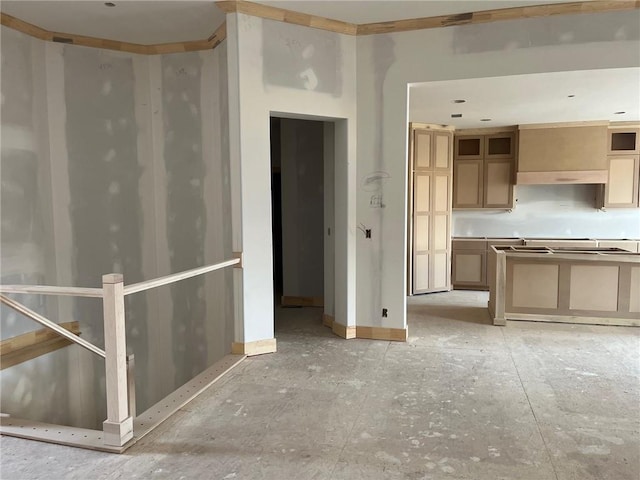 16929 Parkhill St, Overland Park, KS 66221 - kitchen with baseboards