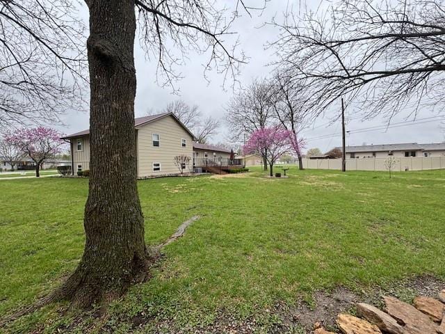 view of yard