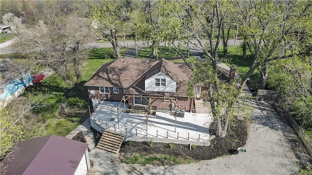 drone / aerial view