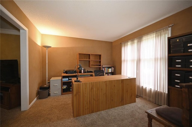 2406 NE 78th Ter, Kansas City, MO 64118 - office area featuring light colored carpet and baseboards