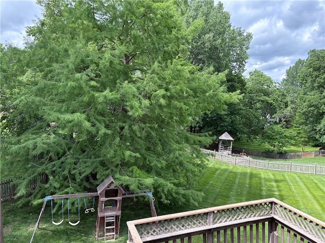 2406 NE 78th Ter, Kansas City, MO 64118 - view of yard featuring a playground