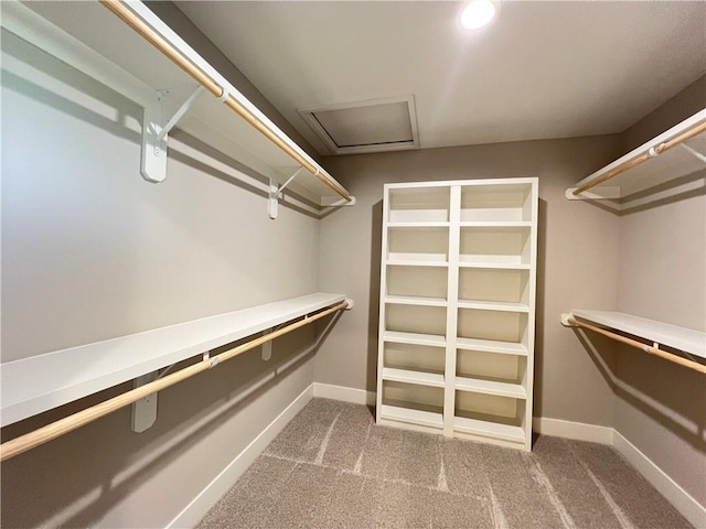 16965 S Mahaffie St, Olathe, KS 66062 - spacious closet featuring carpet floors and attic access