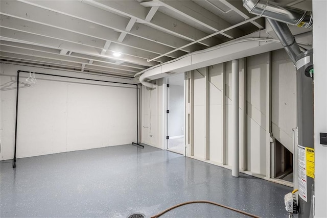 view of finished below grade area