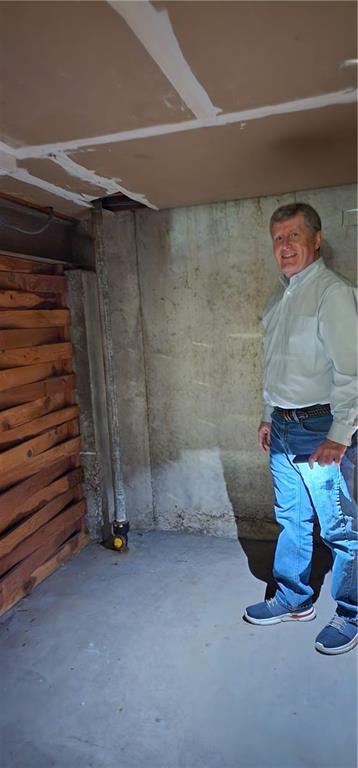 view of basement