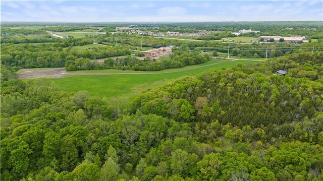 33345 W 95th St, De Soto, KS 66018 - bird's eye view of a heavily wooded area