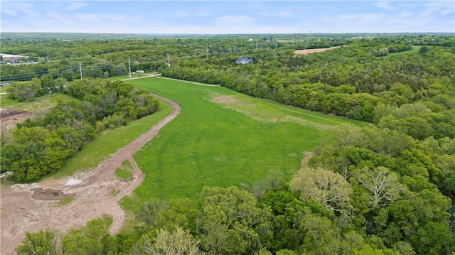 33345 W 95th St, De Soto, KS 66018 - drone / aerial view of a forest