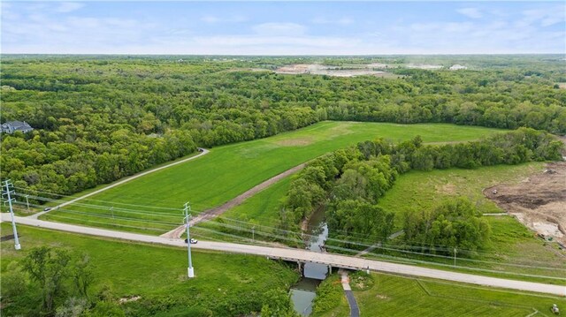 33345 W 95th St, De Soto, KS 66018 - aerial view of property's location with a forest