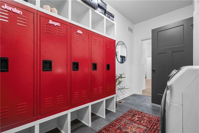 38 Lakeview Ln, Linn Valley, KS 66040 - mudroom with washer / dryer and baseboards