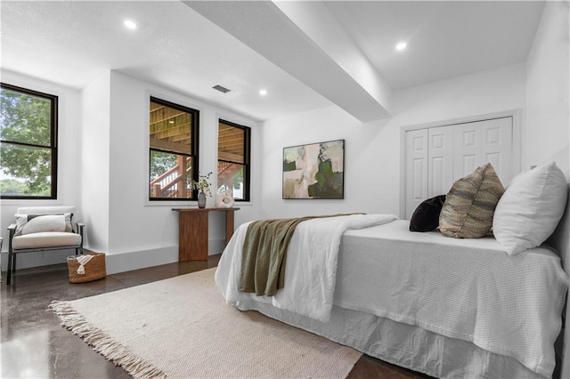 38 Lakeview Ln, Linn Valley, KS 66040 - bedroom featuring recessed lighting and a closet
