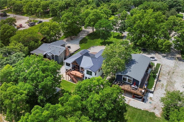 38 Lakeview Ln, Linn Valley, KS 66040 - view of subject property featuring a heavily wooded area