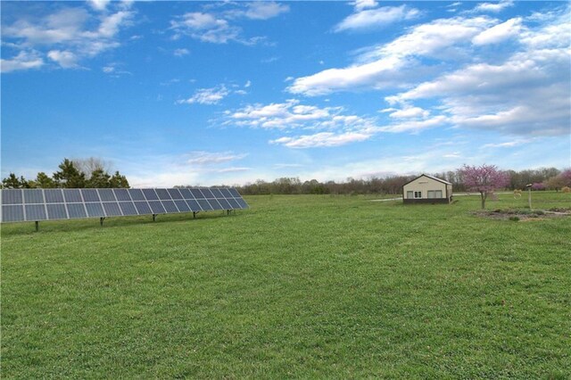 611 NW 1421st Rd, Holden, MO 64040 - view of green lawn featuring a view of rural / pastoral area