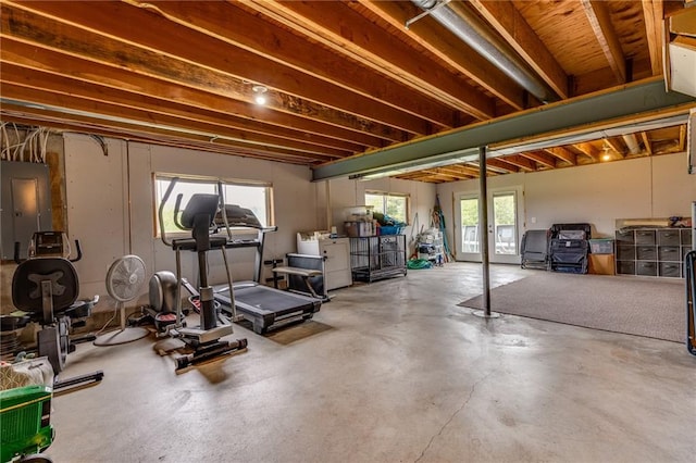 25477 Crestview Dr, Paola, KS 66071 - basement featuring electric panel