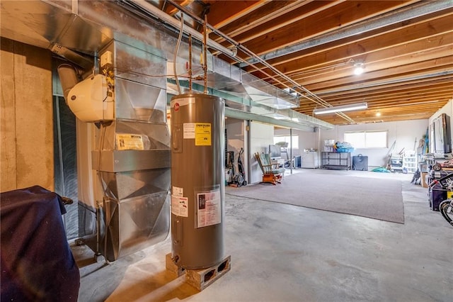 25477 Crestview Dr, Paola, KS 66071 - below grade area featuring electric water heater