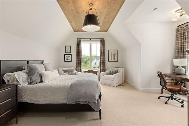 11316 W 170th Ter, Overland Park, KS 66221 - bedroom featuring light colored carpet, lofted ceiling, and baseboards