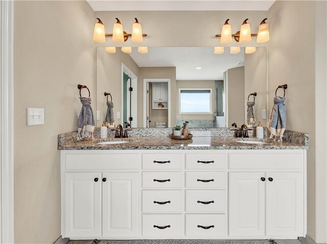 1237 Hillmann Ln, Warrensburg, MO 64093 - bathroom with double vanity