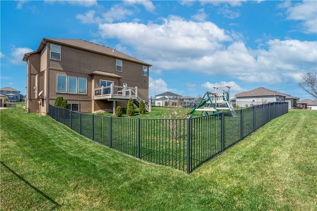 1237 Hillmann Ln, Warrensburg, MO 64093 - back of property with a playground