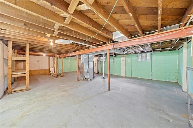 2015 Somerset Dr, Prairie Village, KS 66206 - unfinished basement featuring heating unit