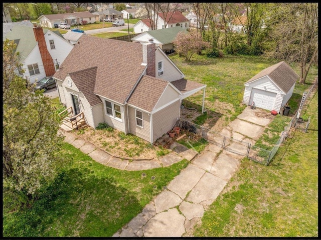 165 S Miami Ave, Marshall, MO 65340 - birds eye view of property with a residential view
