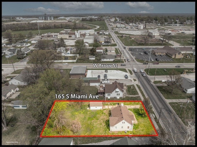 165 S Miami Ave, Marshall, MO 65340 - birds eye view of property featuring a residential view