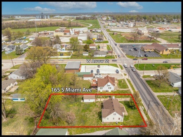165 S Miami Ave, Marshall, MO 65340 - birds eye view of property with a residential view