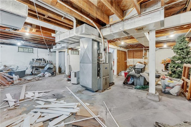 165 S Miami Ave, Marshall, MO 65340 - unfinished basement with heating unit