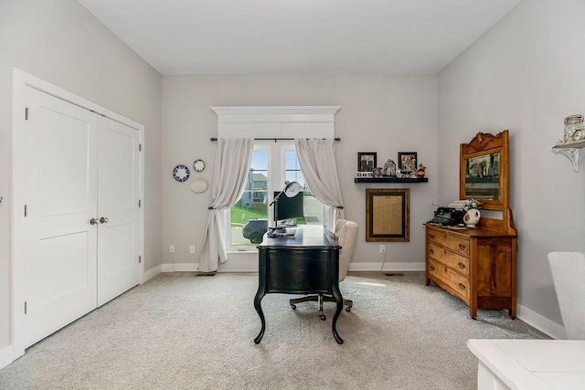 1904 NE 114th Ter, Kansas City, MO 64155 - office with baseboards and carpet flooring