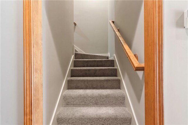 view of stairs