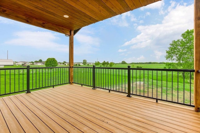 284 SW 1311th Rd, Holden, MO 64040 - wooden deck with a lawn