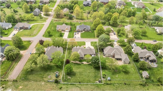 drone / aerial view featuring a residential view