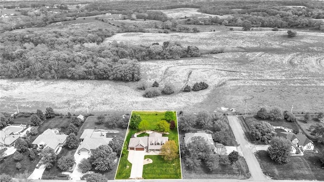 bird's eye view featuring a residential view