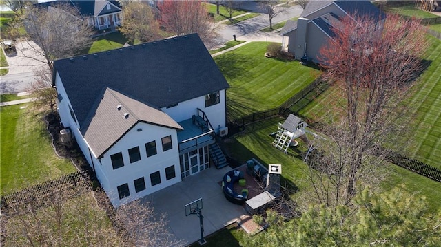drone / aerial view