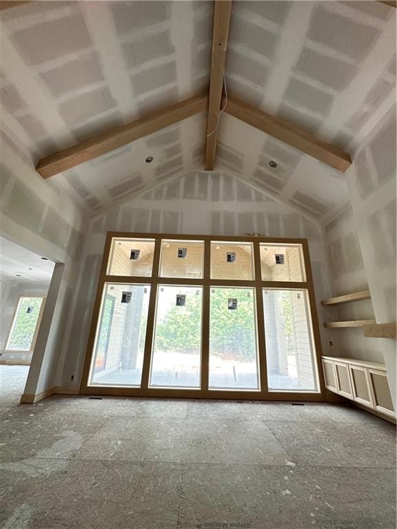 17216 Goddard St, Overland Park, KS 66221 - interior space featuring lofted ceiling