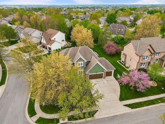 9011 NE 91st Ter, Kansas City, MO 64157 - aerial view of residential area