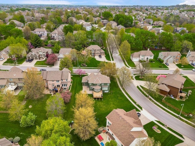 9011 NE 91st Ter, Kansas City, MO 64157 - aerial perspective of suburban area